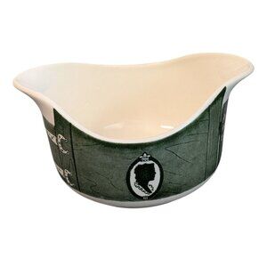Royal China Colonial Homestead Green Gravy Boat no underplate